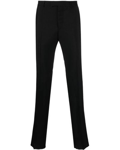 Gucci Logo-patch Tailored Pants - Black