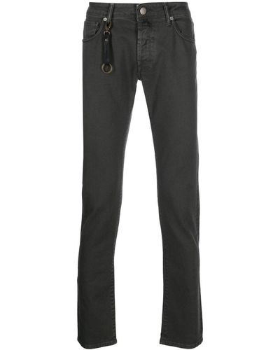 Incotex Klassische Straight-Leg-Jeans - Grau