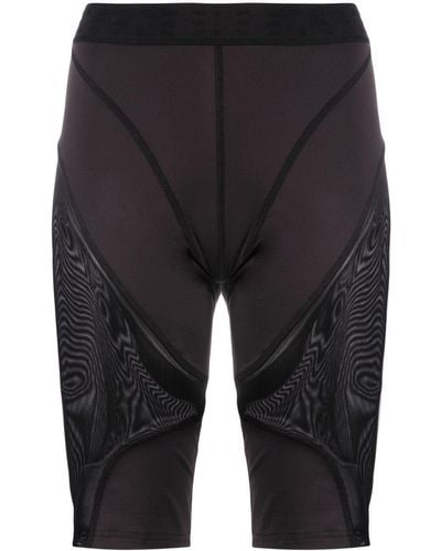 McQ Bikershorts Met Vlakken - Zwart