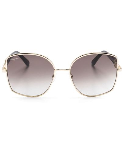 Ferragamo Oversize-frame Sunglasses - Pink