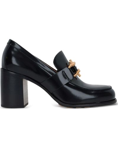 Bottega Veneta Monsieur 70mm Leather Court Shoes - Black