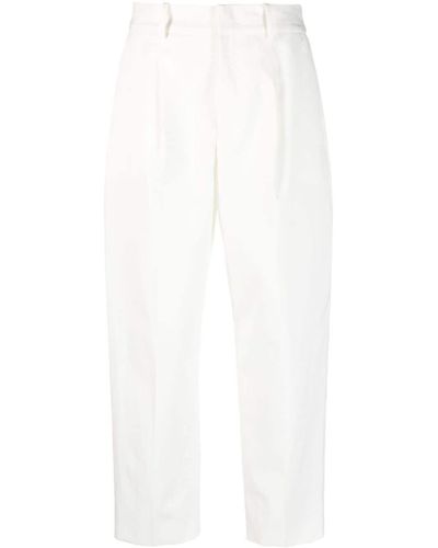 PT Torino Pantalones capri - Blanco