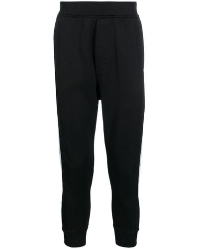 DSquared² Pantalones de chándal con logo estampado - Negro