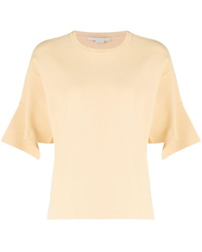 Stella McCartney Asymmetrisches T-Shirt - Weiß