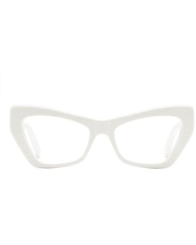 Balenciaga Occhiali cat-eye con logo - Bianco
