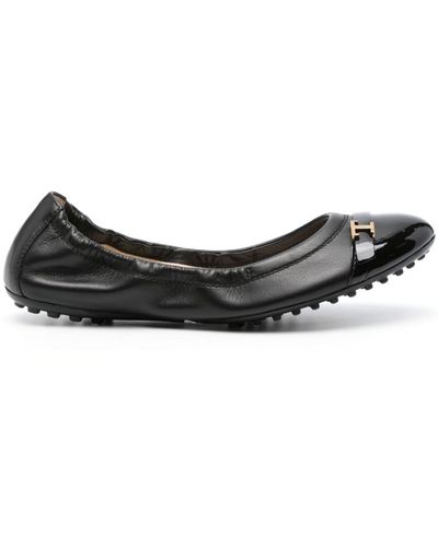 Tod's Gommino Ballet Pumps - Zwart