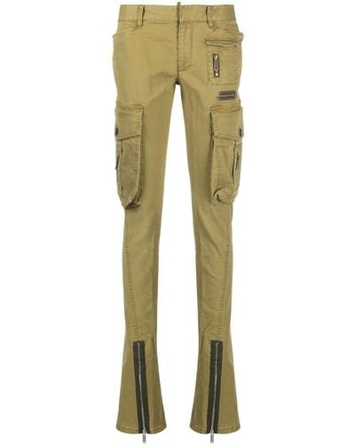 DSquared² Skinny-Jeans mit mehreren Taschen - Natur