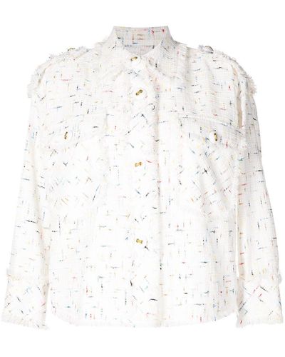 Edward Achour Paris Giacca-camicia - Bianco