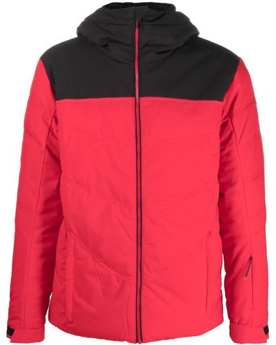 Rossignol Logo-print Hooded Padded Jacket - Red