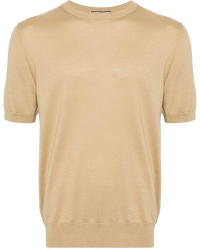 Canali T-shirt in maglia - Neutro