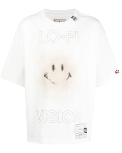 Maison Mihara Yasuhiro T-shirt Met Logoprint - Wit