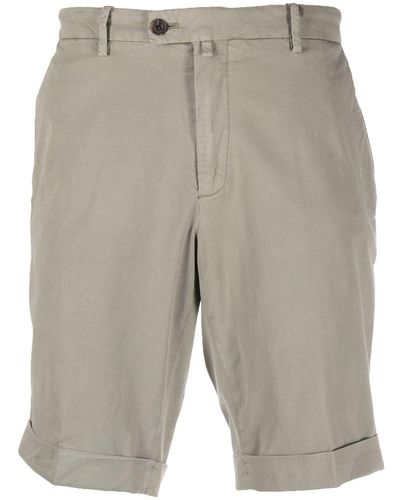 Corneliani Cotton-lyocell Bermuda Shorts - Gray