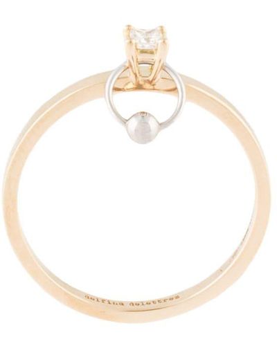 Delfina Delettrez Two In One Princess Ring - Metallic