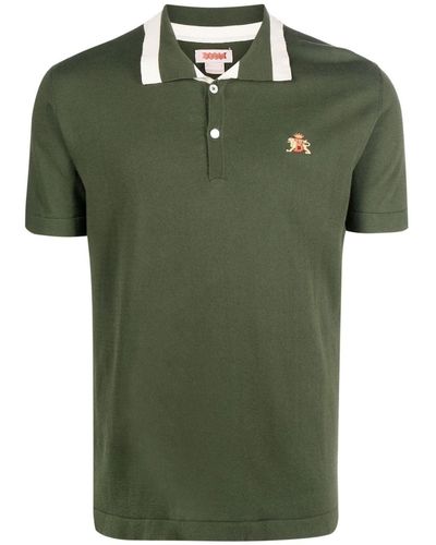 Baracuta Logo-embroidered Polo Shirt - Green