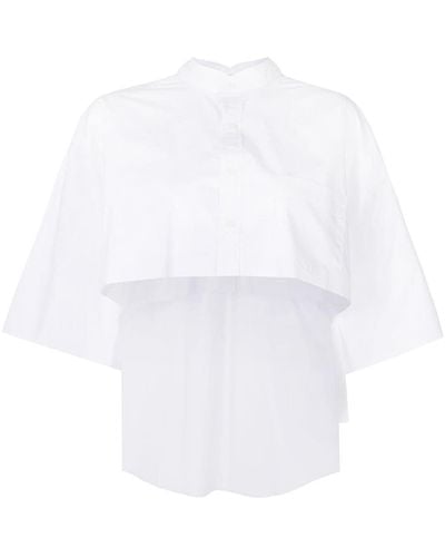 Litkovskaya Camisa Vice Versa corta - Blanco
