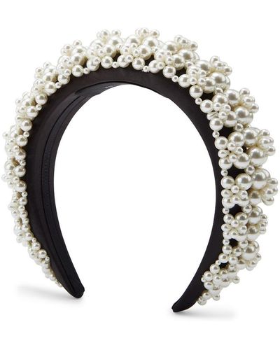 Simone Rocha Pearl-embellished Headband - White