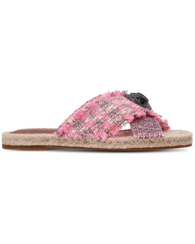 KG by Kurt Geiger Alpargatas de tweed Kensington - Rosa