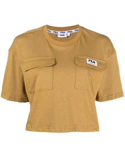 Fila ロゴ Tシャツ - ブラウン