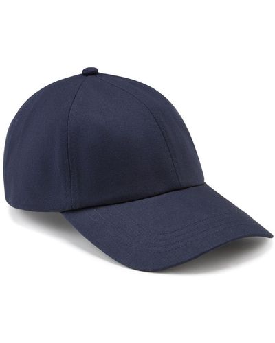Woolrich Logo-embroidered Cotton Baseball Cap - Blue