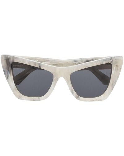 Off-White c/o Virgil Abloh Edvard Cat-eye Sunglasses - Gray