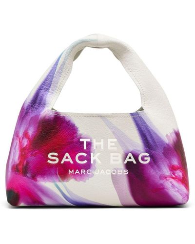 Marc Jacobs The Future Floral Mini Sack Bag - Lila