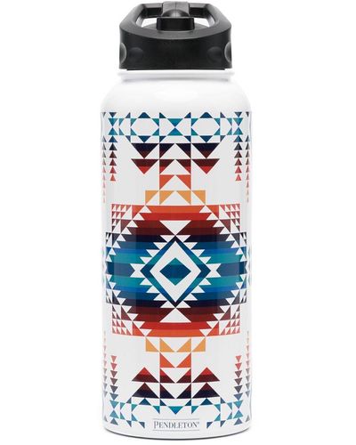 Pendleton Gourde Pilot Rock en argent - Blanc