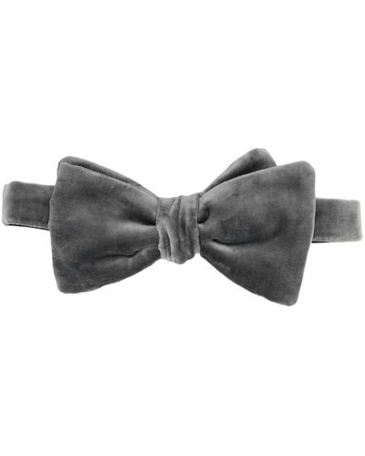 Paul Smith Velvet Bow Tie - Gray