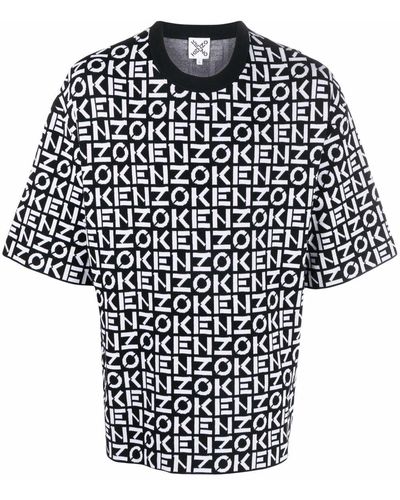 KENZO T-shirt Met Logo - Zwart