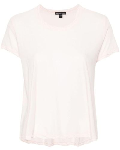 James Perse Short-sleeve cotton T-shirt - Weiß