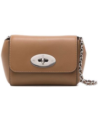 Mulberry Mini Lily Leather Bag - Brown