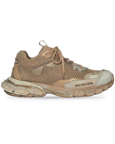 Balenciaga Track.3 Mesh Sneaker - Brown