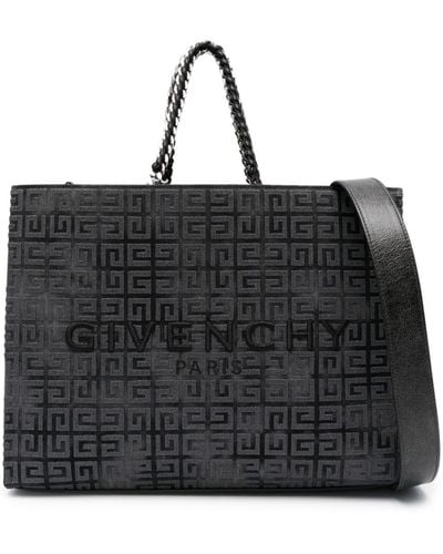 Givenchy Shopper Met 4g Patroon - Zwart