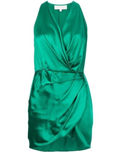 Michelle Mason ホルターネック ドレス - グリーン