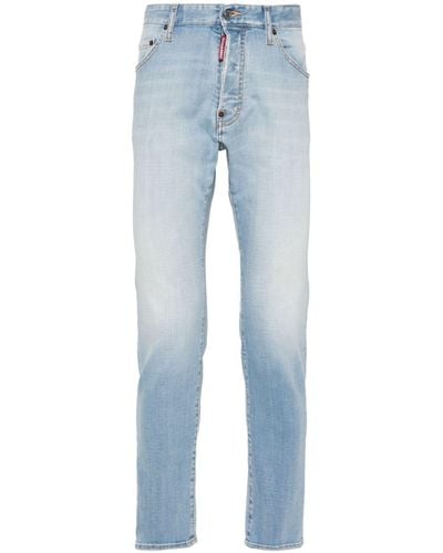 DSquared² Cool Guy Mid-rise Slim-fit Jeans - Blue