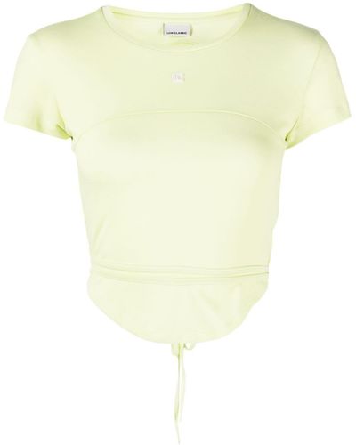 Low Classic Open Back Top - Yellow