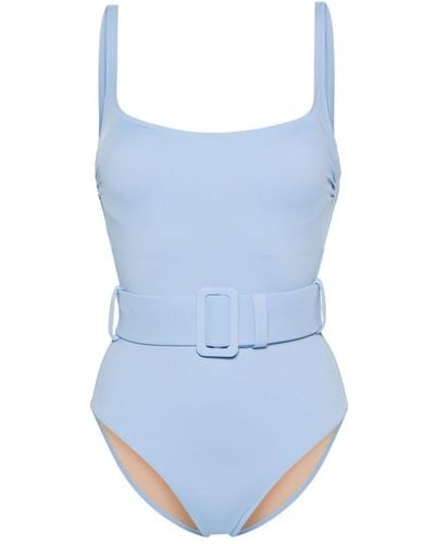 Evarae Cassandra Belted Swimsuit - Blue