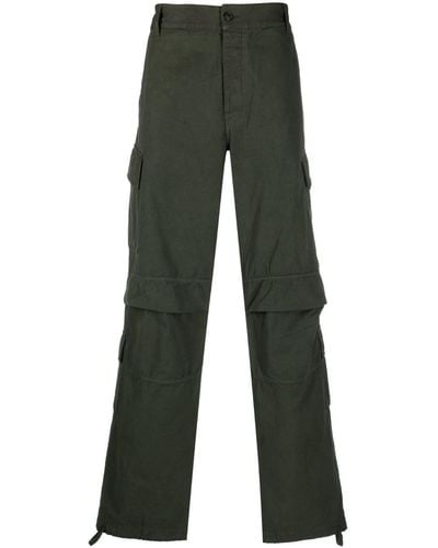 DARKPARK Wide-leg Straight Pants - Green