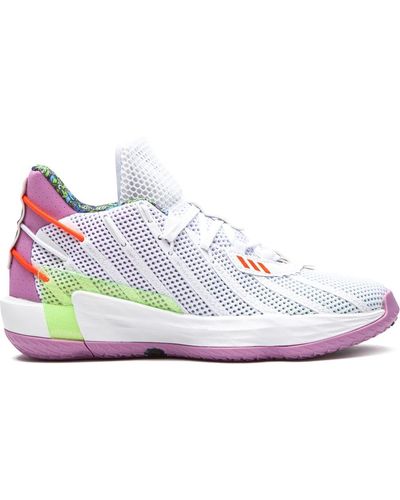 adidas Dame 7 J Sneakers - Wit