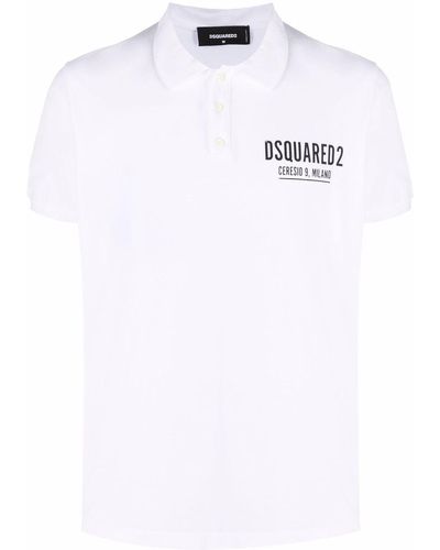 DSquared² Logo-print Polo Shirt - White