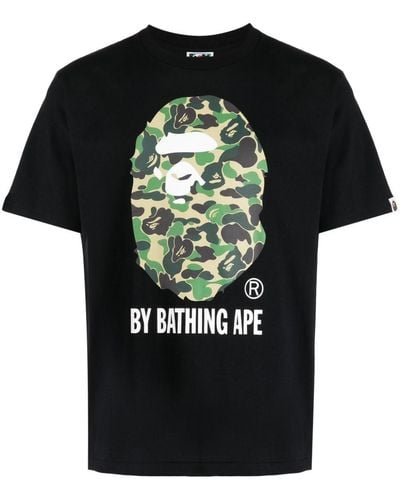 A Bathing Ape T-shirt 1st Camo By Bathing Ape - Nero