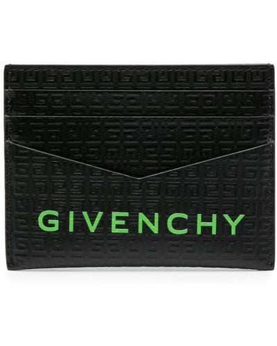Givenchy 4G Micro Kartenetui aus Leder - Schwarz