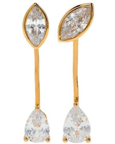 Anissa Kermiche Two Faced Earrings - Metallic