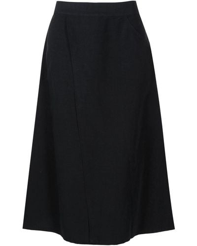 UMA | Raquel Davidowicz High-waisted A-line Skirt - Black