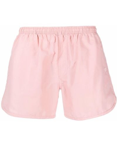 Ami Paris Ami De Cœur Swim Shorts - Pink