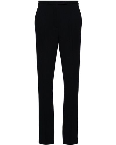 Styland Straight-leg Wool Trousers - Black