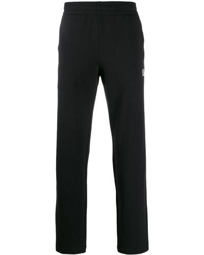 EA7 Slim-fit Track Pants - Black