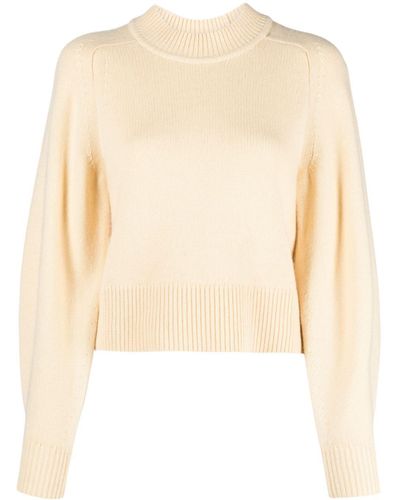 Isabel Marant Leandra Wool Blend Sweater - Natural