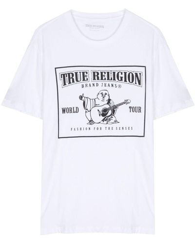 True Religion Katoenen T-shirt - Wit