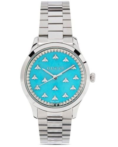 Gucci G-タイムレス 腕時計 - ブルー