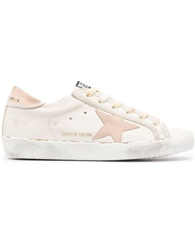 Golden Goose Super-star Leather Sneakers - White
